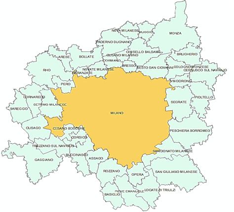Milan metropolitan area .